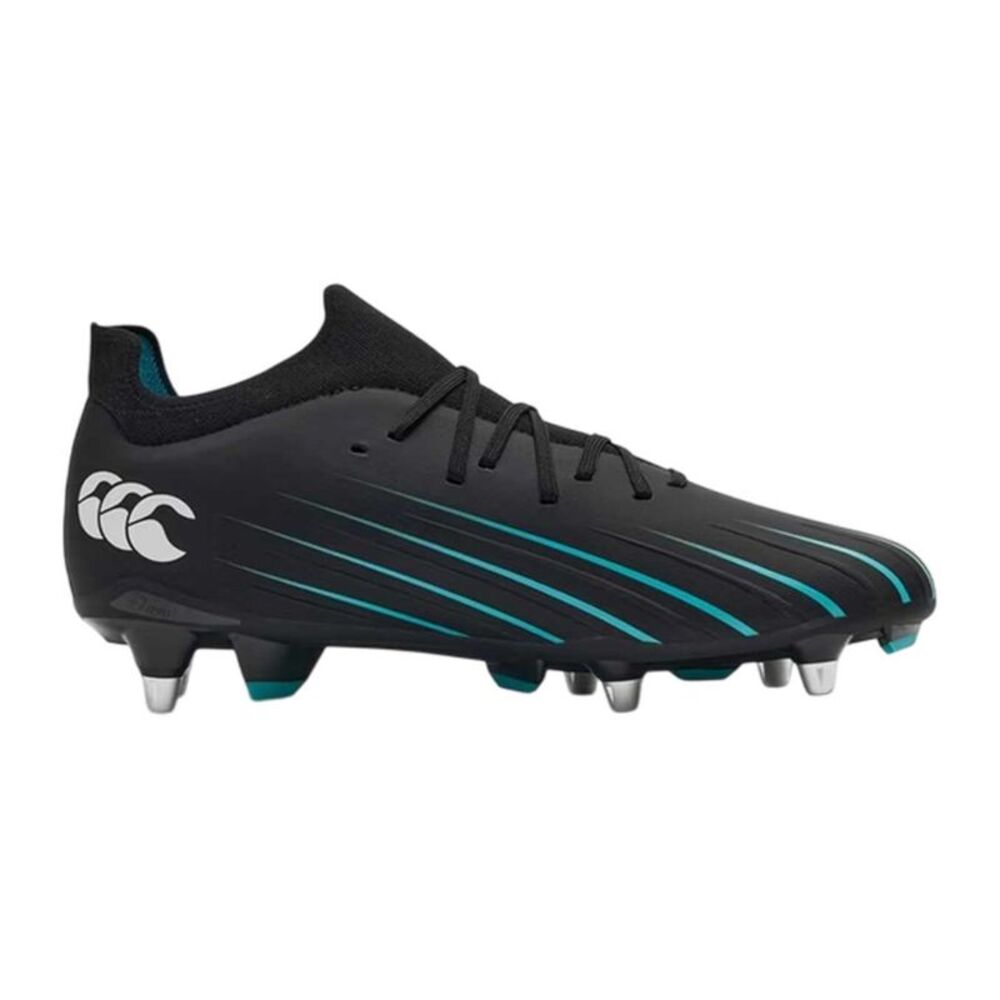 Canterbury Childrens/Kids Speed Soft Ground Rugby Boots / Jet Black